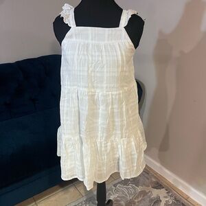 NWT White Lace Strap Kids Casual Dress